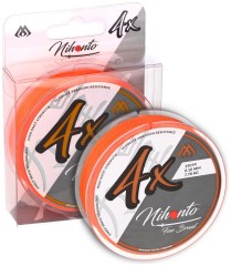 Pletená Šňůra Mikado Nihonto Fine Braid Fluo Oranžová 150m