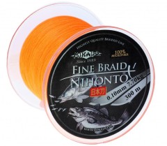 Pletená Šňůra Mikado Nihonto Fine Braid Orange 300m Pletená Šňůra Mikado Nihonto Fine Braid Orange 300m