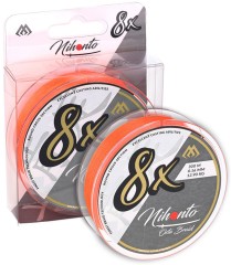Pletená Šňůra Mikado Nihonto Octa Braid Oranžová 300m