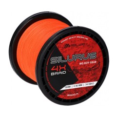Pletena Šnura Mikado Silurus 4 X Braid Fluo Narančasta 600m Pletena Šnura Mikado Silurus 4 X Braid Fluo Narančasta 600m