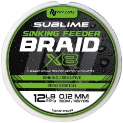 Pletena Šnura Nytro Sublime X8 Sinking Feeder Braid 150m