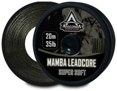Pletená Šnúra s oloveným jadrom Anaconda Super Soft Mamba 20m