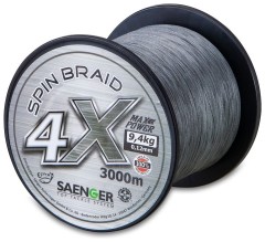 Pletena Šnura Saenger 4X Spin Braid 3000m 0,12mm/9,4kg