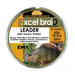 Pletená Šňůra Sema Leader Dark Brown 300m