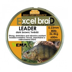 Pletená Šňůra Sema Leader Dark Brown 600m Pletená Šňůra Sema Leader Dark Brown 600m