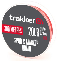 Pletená Šňůra Trakker Spod & Marker Braid Red 300m