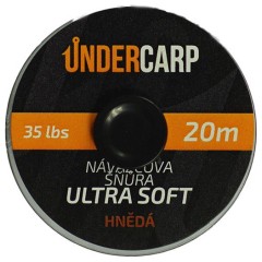 Pletená Šňůra UnderCarp Ultra Soft Hnědá 20m 35lb