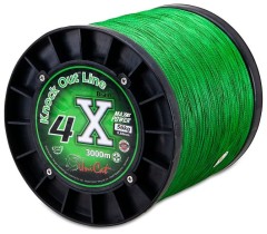 Pletena Šnura Uni Cat Knock Out Line X4 3000m 0,40mm/32kg Pletena Šnura Uni Cat Knock Out Line X4 3000m 0,40mm/32kg