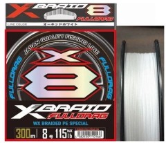 Pletena Šnura YGK X-Braid Fulldrag X8 300m Bijela