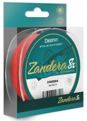 Pletena Špaga Delphin Zandera 8X Crvena 150m