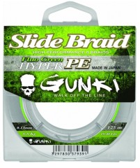 Pletena Špaga Gunki Slide Braid Fluo Zeleni 125m
