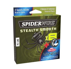 Pletena Špaga s Fluorokarbonom Spiderwire STLTH Smooth8 Zeleni 150m Pletena Špaga s Fluorokarbonom Spiderwire STLTH Smooth8 Zeleni 150m