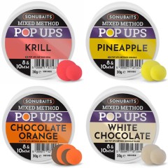 Plovoucí Boilies Sonubaits Mixed Method Pop Ups 30gr