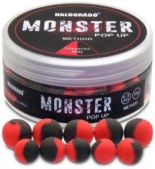 Plovuci Boilies Haldorádó Pop-Up Metoda Monster 9+11mm 30gr