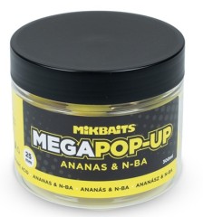 Plovući Boilies Mikbaits Mega Fluo Pop-Ups 25 mm 300ml