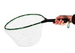 Podběrák s Gumovou Síťkou a Magnetem Snowbee  Rubber Mesh Hand Trout Net-Medium