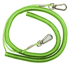 Pojas za Štap DAM Safety Coil Cord s Kačicama 90-250cm