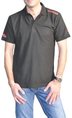 Polo Košeľa Taska Čierna Polo Košeľa Taska Čierna