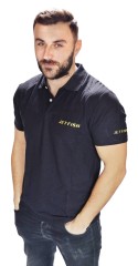 Polo majica Jet Fish Crna