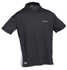 Polokošile Daiwa D-Vec Polo Shirt Crna