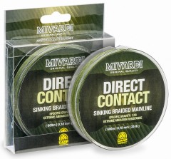 Potápivá Šňůra Mivardi DirectContact Sinking braid 0,18mm/25lb Potápivá Šňůra Mivardi DirectContact Sinking braid 0,18mm/25lb