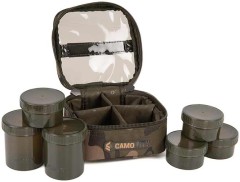 Pouzdro s Dózami Fox Camolite 6 Pot Hookbait Case