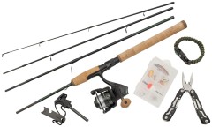 Prut + Naviják Abu Garcia Diplomat Wilderness Survival 1,98m 3-12gr 2000