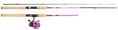 Prút + Navijak Abu Garcia Revolution Pink Spinning Combo 2,40m 8-30gr 30