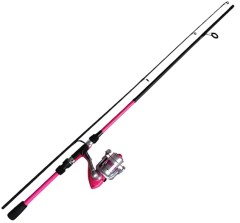 Prut + Naviják Dam Vibe Combo 180cm 5-20gr 2sec 30FD 1BB 0,25mm Pink