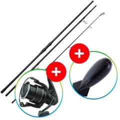 Prut Prologic C-Series Spod & Marker AB XD 3díl + Naviják Dam Darkside + Raketa