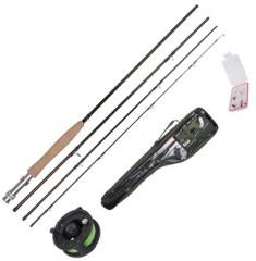 Prút Saenger Spirit SX Profi Fly Set 2,55m #5/6 set s navijakom puzdrom a nástrahami Prút Saenger Spirit SX Profi Fly Set 2,55m #5/6 set s navijakom puzdrom a nástrahami