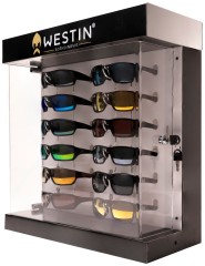 Púzdro Westin Eyewear Display 12 Black/Clear 50x55x25cm