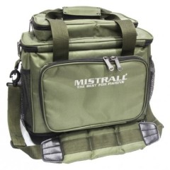 Ribolovna Torba Mistrall s Čvrstim Dnom Zelena 36x22x30cm