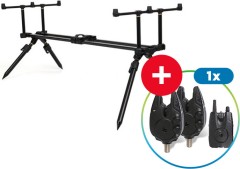 Rod pod za 3 Štapa Fox Horizon Duo Pod + Set Signalizatora