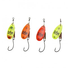 Rotačný Blyskáč DAM Effzett Spinner With Single Hooks Rotačný Blyskáč DAM Effzett Spinner With Single Hooks