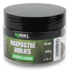 Rozpustné Boilies Nikl Scopex & Squid 150gr Rozpustné Boilies Nikl Scopex & Squid 150gr