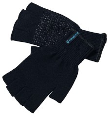 Rukavice Kinetic Merino Wool Half Finger Glove One Size Black