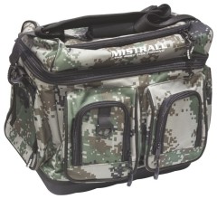 Rybárska Taška Mistrall s Pevným Dňom Camo 44x27x35cm