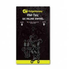 Rychlovýměnný Obratlík RidgeMonkey RM-Tec Quick Change Inline Swivel Rychlovýměnný Obratlík RidgeMonkey RM-Tec Quick Change Inline Swivel