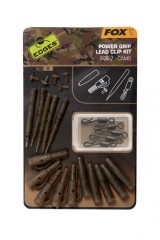 Sada Fox Edges Camo Power Grip Lead Clip Kit