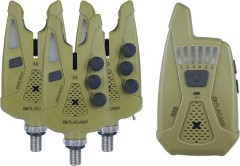 Sada Hlásičov Flacarp X8 s Príposluchom 3+1 Khaki