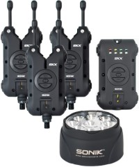 Sada Hlásičů Sonik SKX 3+1 Alarm + Bivvy Lamp