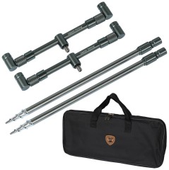 Sada Hrazd Giants Fishing Gaube Buzzer Bar Set 2 Štapa Srebrna