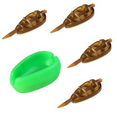 Sada Krmítek Giants Fishing Method Feeder Deluxe Set 4+1 (20/30/40/50gr)