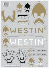 Samolepka Westin Black/Gold A4 Samolepka Westin Black/Gold A4