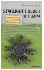 Set kemijskih svjetala i adaptera Korum Starlight Holder Kit 3mm