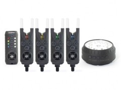 Set signalizatora za ribolov Sonik Gizmo 4+1 Alarm + Bivvy Lampa