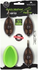 Set za hranjenje Mikado Method Feeder Q.M.F. Aperio SET - 3L 30+40+50gr + Kalup