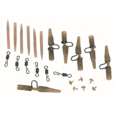 Set Zavičaka i Okretnih Igli Extra Carp Camou Heavy Lead Clip Set Set Zavičaka i Okretnih Igli Extra Carp Camou Heavy Lead Clip Set