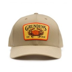 Šiltovka Grundéns Eat Crab Trucker 312 Khaki/White O/S
